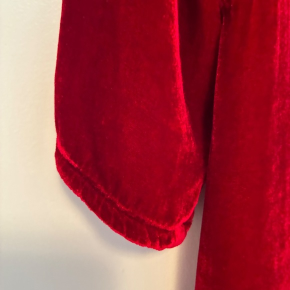 Crimson Velvet Tunic S - Picture 5 of 8